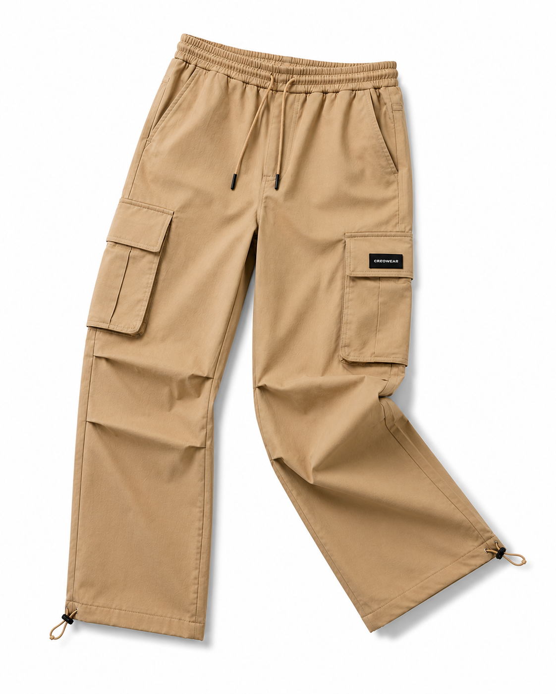 CREOWEAR Essential Camel Cargo Pants - Image 2